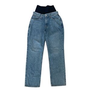 Good American Full Belly Band Maternity Jeans Size 4 or 27